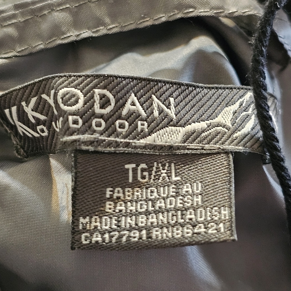 Kyodan ACTION PACKABLE WINDBREAKER dark Grey - Picture 11 of 12